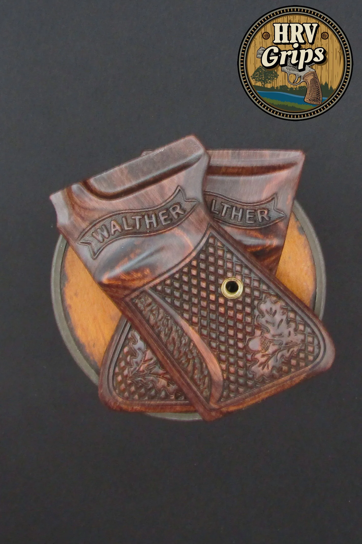 For Walther PPKS Grips FlatTop/Stipple Oak Leaves • All Colors